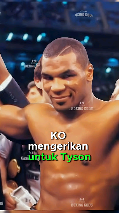 Salah Satu KO Paling Mengerikan Mike Tyson #boxing #tinju #miketyson