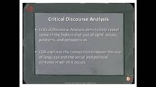 CDA ( CRITICAL DISCOURSE ANALYSIS)