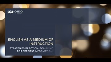 EMI Strategies in Action—Scanning for Specific Information #2