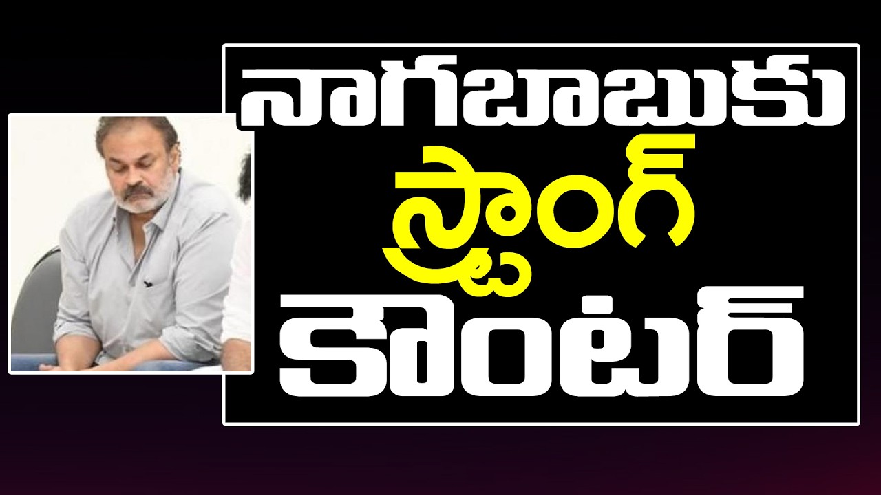 Perni Nani Mass Counter To Nagababu Comments Over YS Jagan : PDTV News