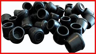 Protect Your Floors with 1/2 Rubber Leg Tips for Chairs and Furniture