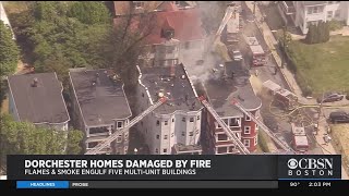 Fast-Moving Fire Damages Multiple Dorchester Homes