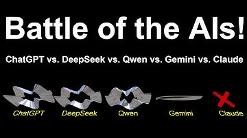 🚀 Battle of the AIs! 🚀🔥 ChatGPT vs. DeepSeek vs. Qwen vs. Gemini vs. Claude 🔥