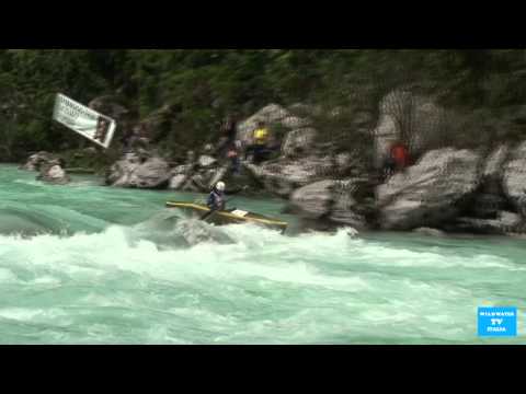 Bovec 2013, downriver European championships. May 12th: sprint race C1 men.