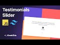 Testimonials Slider JavaScript - iCodeThis