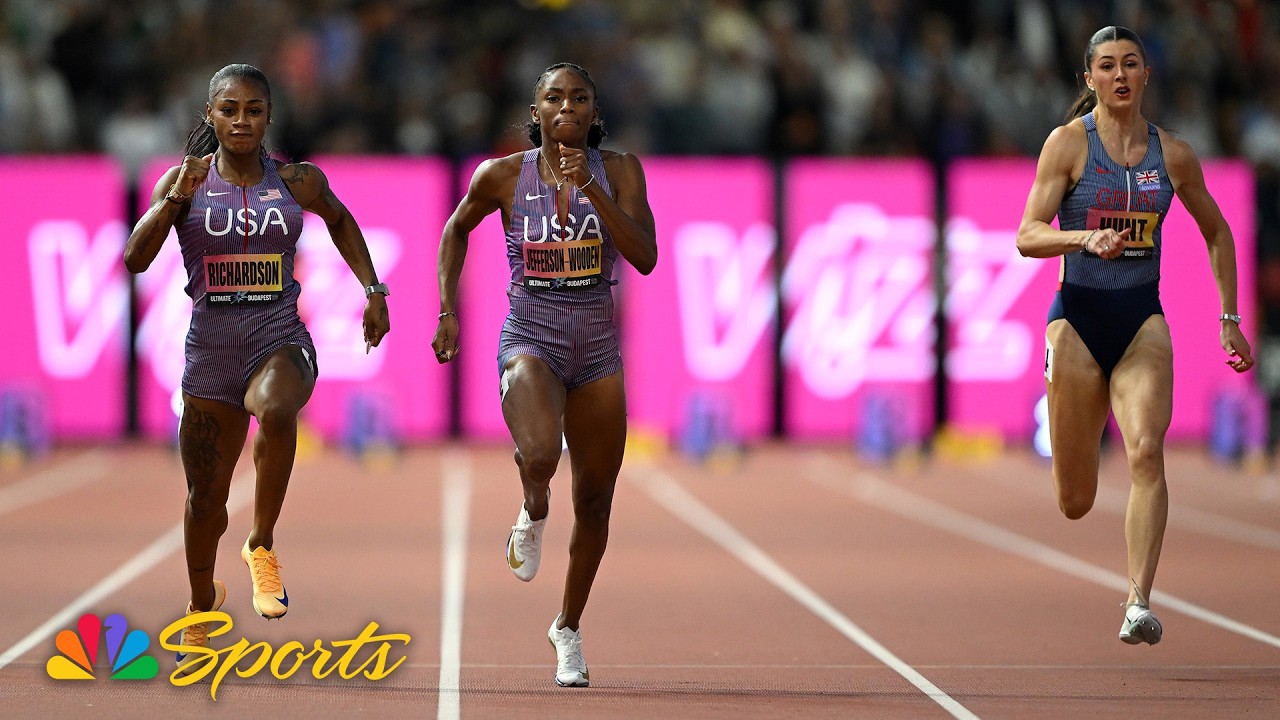 Melissa Jefferson-Wooden BLAZES to 100m win at the Ultimate Championships | NBC Sports