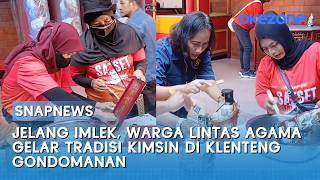 Jelang Imlek, Warga Lintas Agama Gelar Tradisi Kimsin di Klenteng Gondomanan