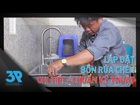 Hướng Dẫn Lắp Đặt Chi Tiết Bồn Rửa Chén Inox 304 | Thay Thế Chậu Rửa Bát Cũ