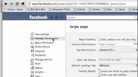 How to set default landing page in the new facebook page layout
