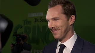 The Grinch: Benedict Cumberbatch Arrives to World Premiere | ScreenSlam