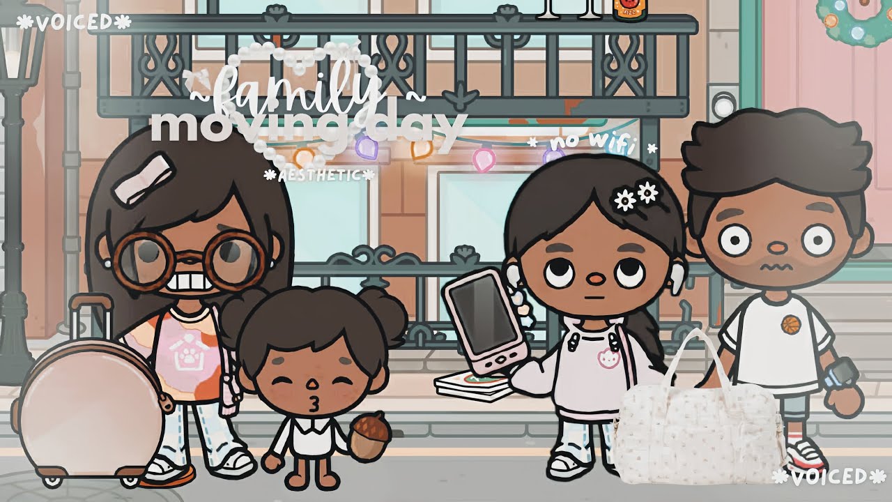 ⋆˙⟡ family moving day 🐰🐾 || Toca Boca Life World Roleplay