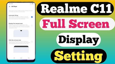 How To Full Screen Display On Realme C11 || Realme C11 Full Screen Display Setting