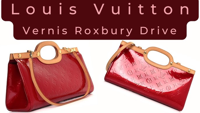 Louis Vuitton Violet Vernis Leather & Vachetta Leather Roxbury Drive