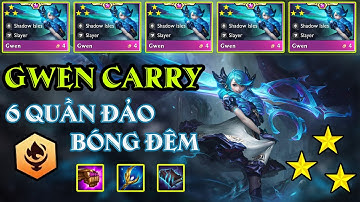 Sức mạnh GWEN 3 SAO + 6 quần đảo bóng đêm 1 mình cắt cả team địch | DTCL MÙA 9 | HÀ VŨ TFT