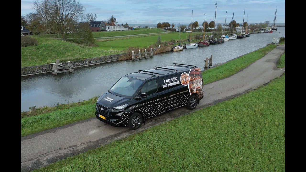 bedrijfsbelettering eetcafe het havengat in Volendam