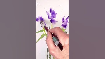 Ignore the rules! How to paint abstract flowers! #watercolorpainting