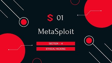 Ethical Hacking: 01 Metasploit