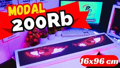 Bikin Animasi RUNNINGTEXT MATA KEDIP Bahan Termurah 200Rb an