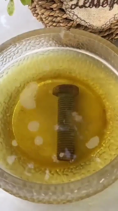 लोहे से जंग उतारने का आसान सा तरीका//Easy way to remove rust from iron