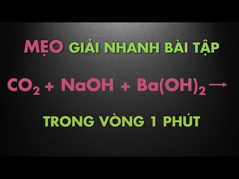 Video Mẹo giải nhanh bài tập CO2 phản ứng với dung dịch NaOH... - youtube