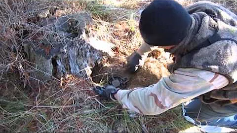 Mountain Man Journals 2013-2014 Trapping Vid 18 - Coyote Series - Dirt Hole Set