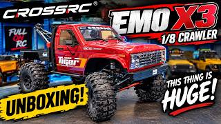 Unboxing the Ultimate 1/8 Scale RC Beast! (Cross RC Emo X3 Overview & Setup)