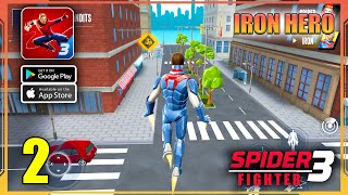 Spider Fighter 3 - IRON HERO Gameplay (Android, iOS) screenshot 3