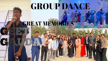 Welcome program by first batch of manmohan technical university