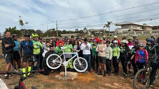 *Pedal em homenagem ao RANIL e Fixação da Bike no local do Acidente*