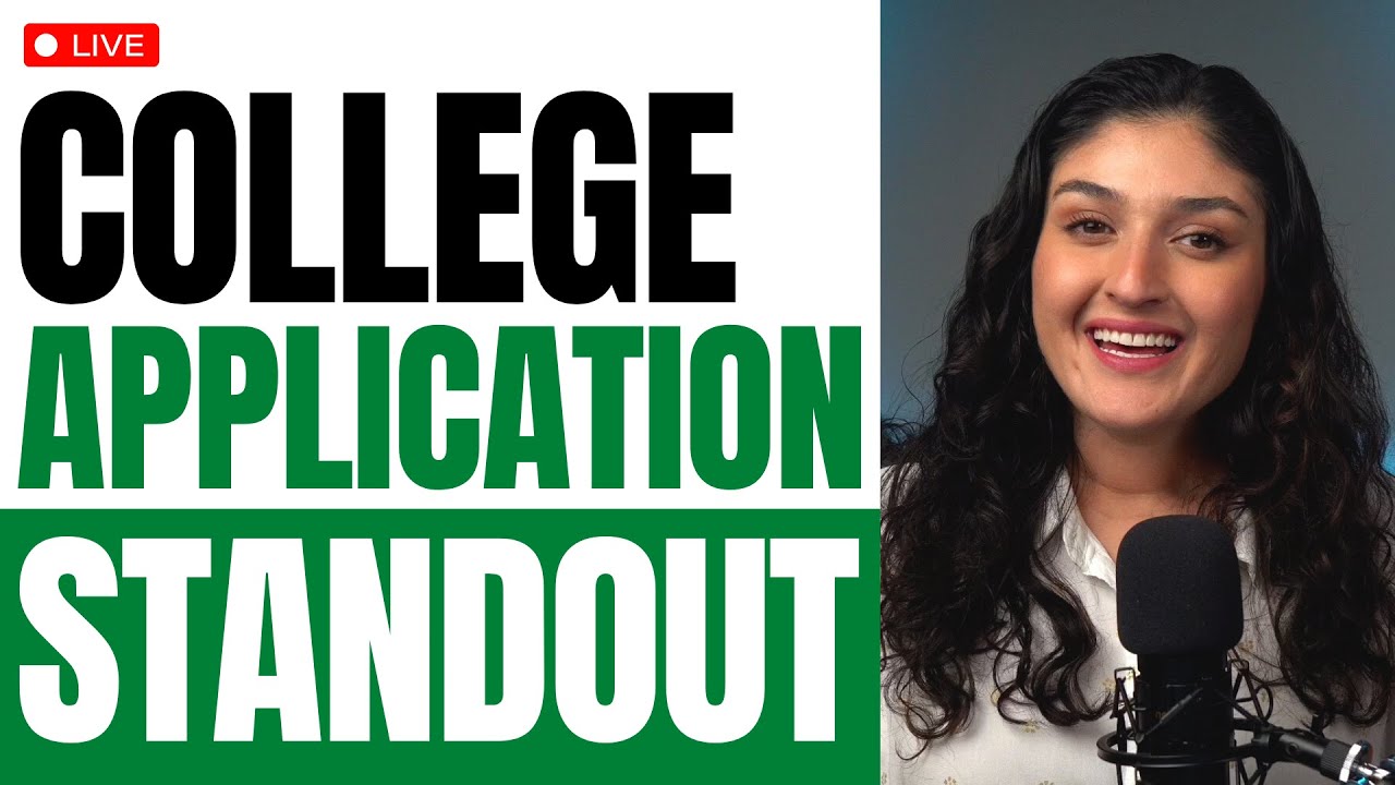 How To Make Your College Application STAND OUT YouTube