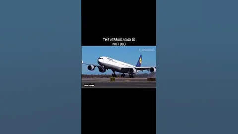 are you sure the a340 is big ✈️🤯 #aviation #big #viral #shorts