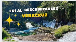Me fui al Dezcabezadero, Veracruz dónde Nace el Agua de una pared de roca de 25 m de altura aprox.