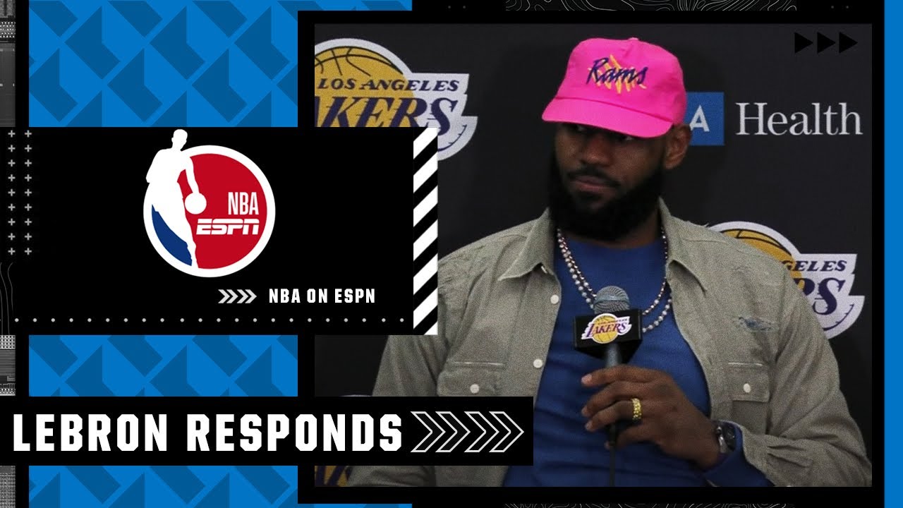 LeBron James responds to reporter's question about Westbrook getting benched | NBA on ESPN