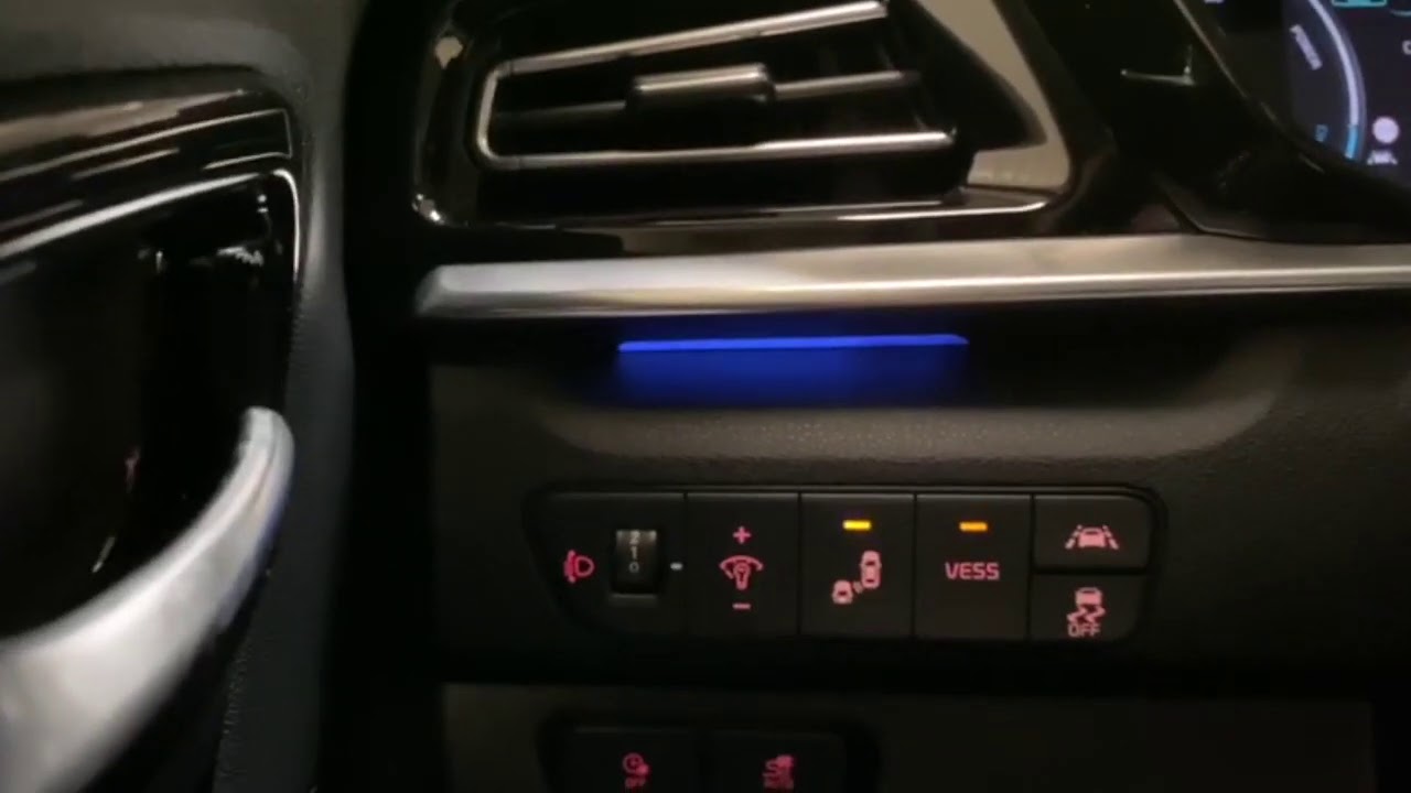 changer d'ambiance lumineuse dur un Kia ENiro YouTube