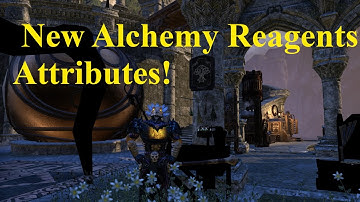 ESO Discovering the New Alchemy Reagents Attributes!