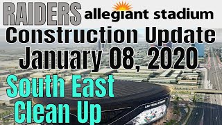 Las vegas raiders allegiant stadium construction update taken on
wednesday, january 08, 2020. the had a visit by good year blimp while
i was ther...