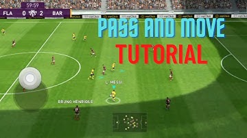 Pass and move pes 2020 mobile advanced control tutorial