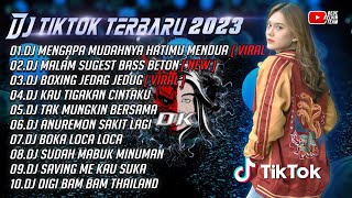 DJ TIKTOK TERBARU 2023 || DJ MENGAPA MUDAHNYA HATIMU MENDUA BREAKBEAT PLAT KT