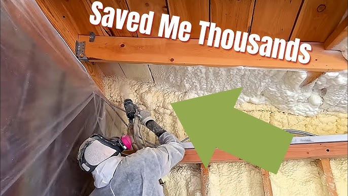 How To Spray Foam Insulation Without Leaving A Mess