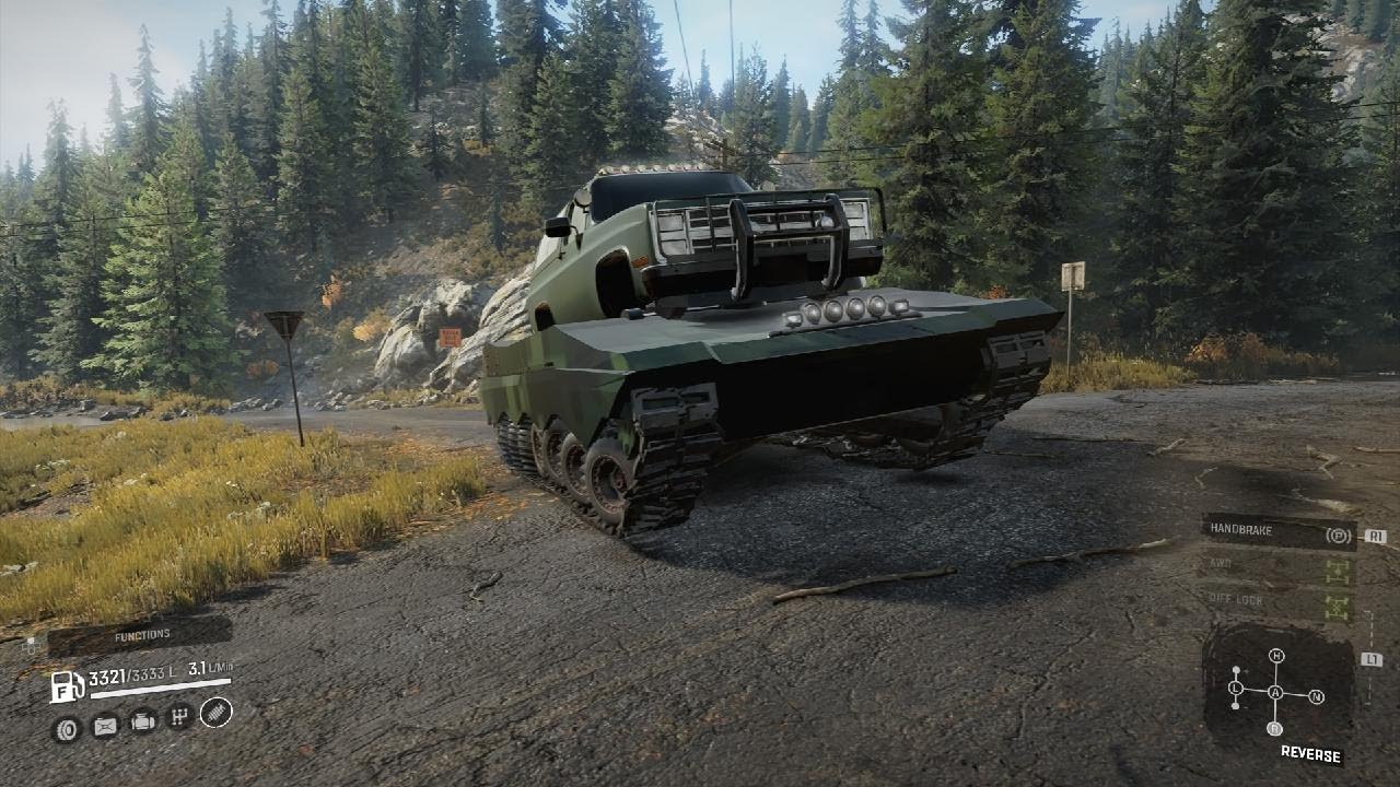 SnowRunner tank - YouTube