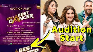 indias best dancer season 4 online Audition Start 2024 | How to Register