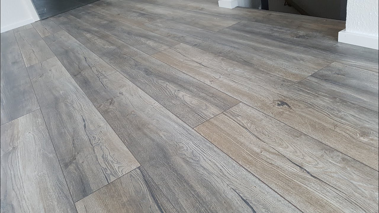 Laminate flooringð¹ laminat eiche grau.bodenbelÃge. harbour oak grey ...