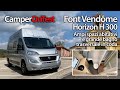 Font Vendôme Horizon H300: van alternativo, ampi spazi abitabili e grande bagno trasversale in coda