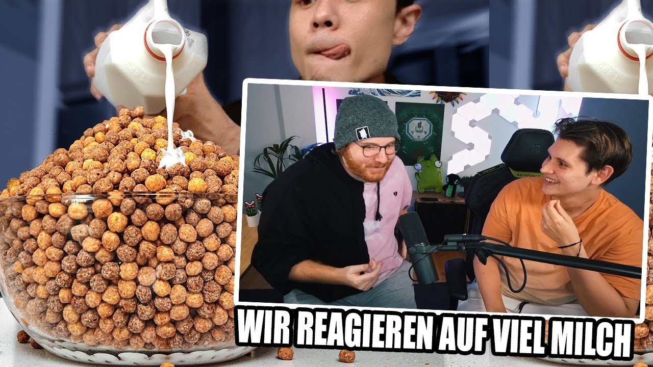 Wir reagieren auf MATT STONIE trinkt MILCH😍🥛