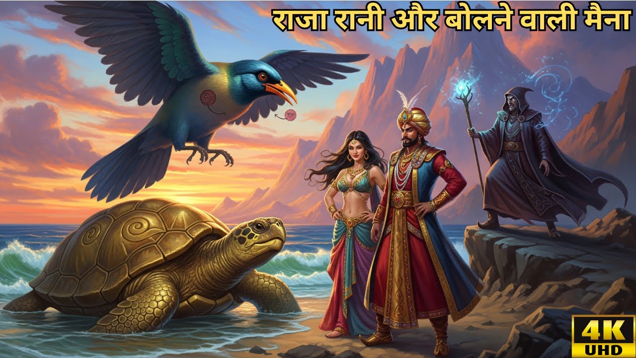 राजा रानी और बोलने वाली मैना | शाह फल की रोमांचक खोज और जन्नार जादूगर की हार 😱 | #hindistory