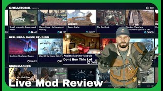 Starfield Live Mod Review And Ship Building Stream