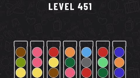 Ball Sort Puzzle Level 451 #ballsortpuzzle #ballsortpuzzlegameplay #puzzlegame #mobilegames