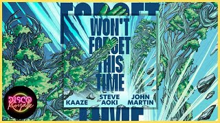 Steve Aoki, KAAZE, John Martin - Won't Forget This Time | Disco Royale Release