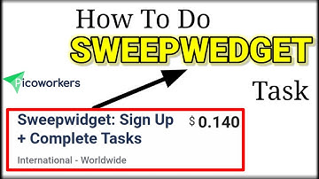How To Do Sweepwedget Task In Picoworkers || P. 29 || Mazhar Saeed