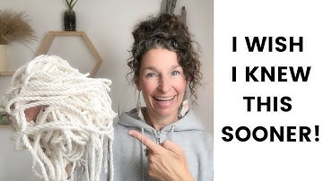 Beginner Macrame Tutorial - Reduce Cord Scraps with the Square Knot